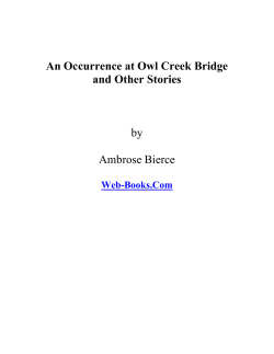 An Occurrence at Owl Creek Bridge and Other - Free