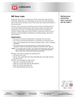 MP Gear Lube.indd - Phillips 66 Lubricants