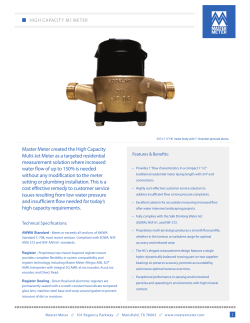 High Capacity MJ Meter