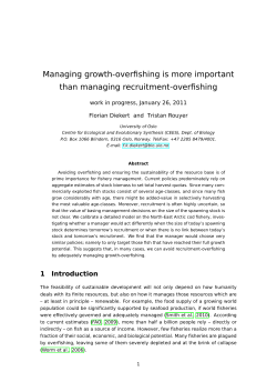Managing growth-overfishing is more important than