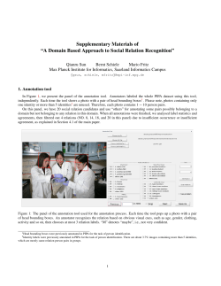 A Domain Based Approach to Social Relation Recognition