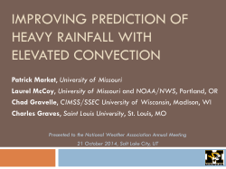 IMproving Prediction of Heavy Rainfall with Elevated Convection