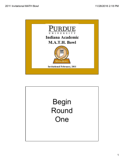 2011 Invit. (Answers w/Questions)