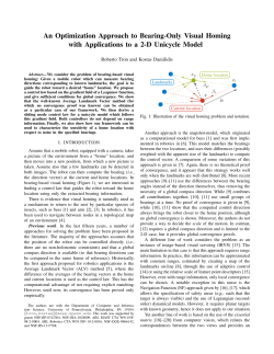 An Optimization Approach to Bearing