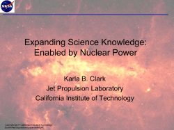 Jupiter, Saturn and the Sun: Investigations Enabled by Nuclear Power