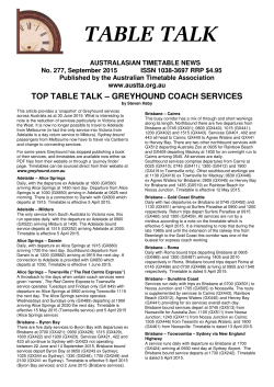 top table talk &ndash; greyhound coach services