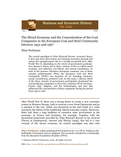 The Mixed Economy and the Concentration of the Coal Companies