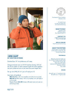 1898 Hat - The Seamen`s Church Institute