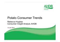 Potato Consumer Trends