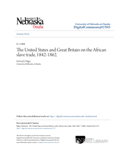 The United States and Great Britain on the African slave trade, 1842