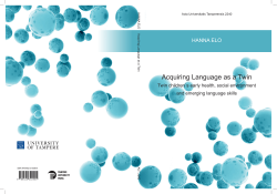 Acquiring Language as a Twin