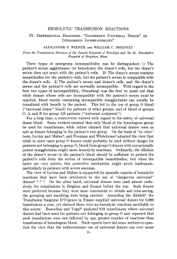 HEMOLYTIC TRANSFUSION REACTIONS