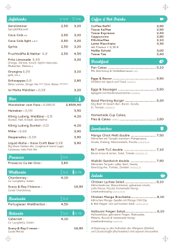 Speisekarte runterladen