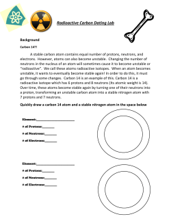 Radioactive Carbon Dating Lab