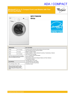 A111 ADA_Compact Washer WFC7500VW