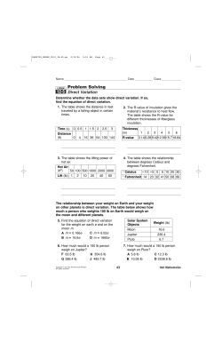Problem Solving 12-5 OB OH OA