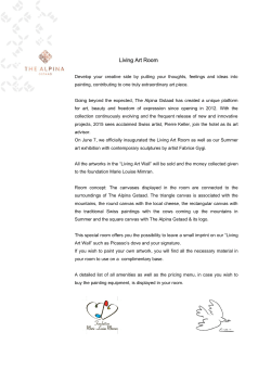 Living Art Room - The Alpina Gstaad