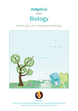 How to get a H1 in Biology