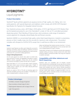 hydrotint - GCP Applied Technologies