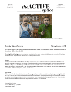 Dreaming Without Sleeping Criminy Johnson | QRST