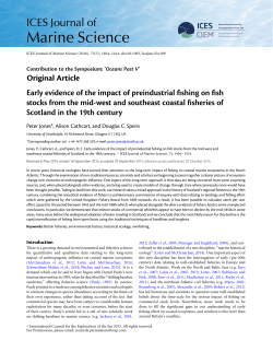 Early evidence of the impact of preindustrial