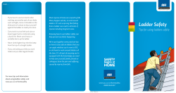 ACC4407 Ladder safety - Tips for using ladders safely
