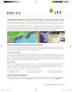 ENVI 4.6 - Harris Geospatial