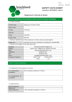 Magnesium Chloride 6-Water