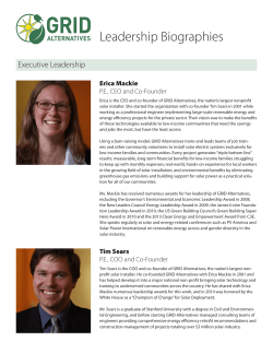 Speaker Biographies