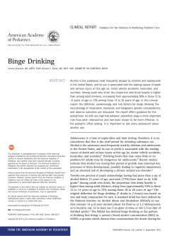 Binge Drinking