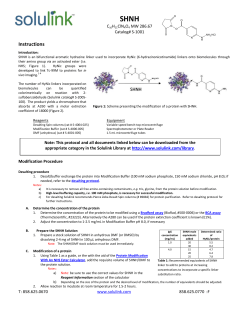 Product insert and protocol