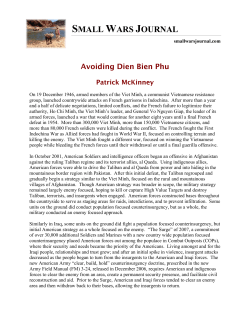 Full PDF Article - Small Wars Journal