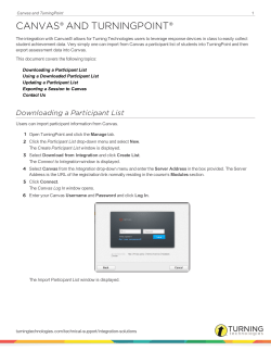 Canvas and TurningPoint