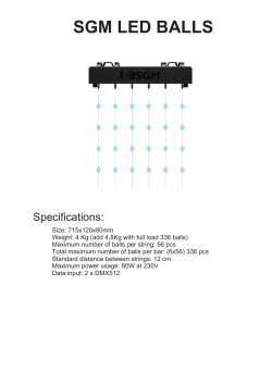 sgm led balls - Supporting Role