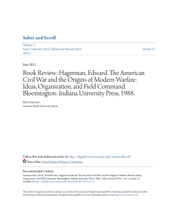 Hagerman, Edward. The American Civil War and the Origins of
