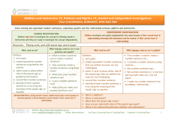 Addition and Subtraction 22, Patterns and Algebra 19_Guided and