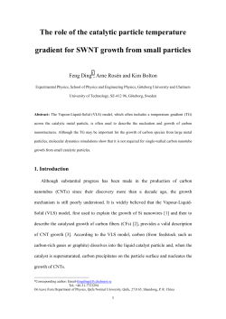 A Vapor-Liwuid-Solid model without temperature gradient for SWNT