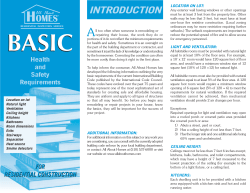 Basic Residential Construction Brochure