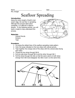 Seafloor Spreading