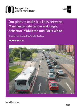 Our plans to make bus links between Manchester city centre