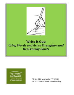 Write It Out - Promising Futures