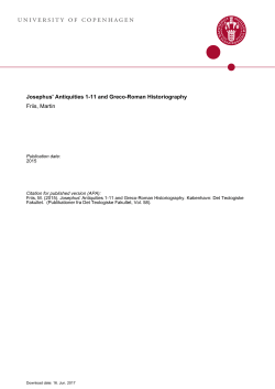 univERsity oF copEnhAGEn - Forskning