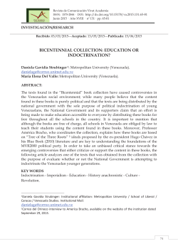 bicentennial collection: education or indoctrination?