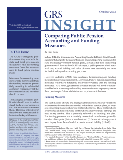 Comparing Public Pension Accounting and