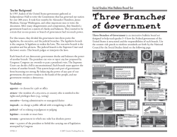 Three Branches of Government