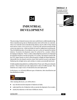 24 industrial development