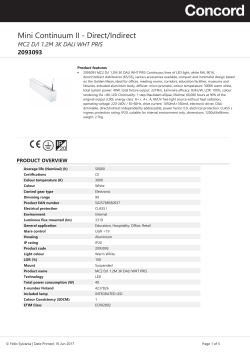 MC2 D/I 1.2M 3K DALI WHT PRIS