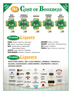 Liquors - Kelly O`Bryan`s