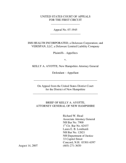 UNITED STATES COURT OF APPEALS FOR THE FIRST CIRCUIT