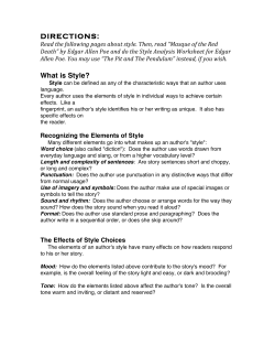 style, tone, and diction